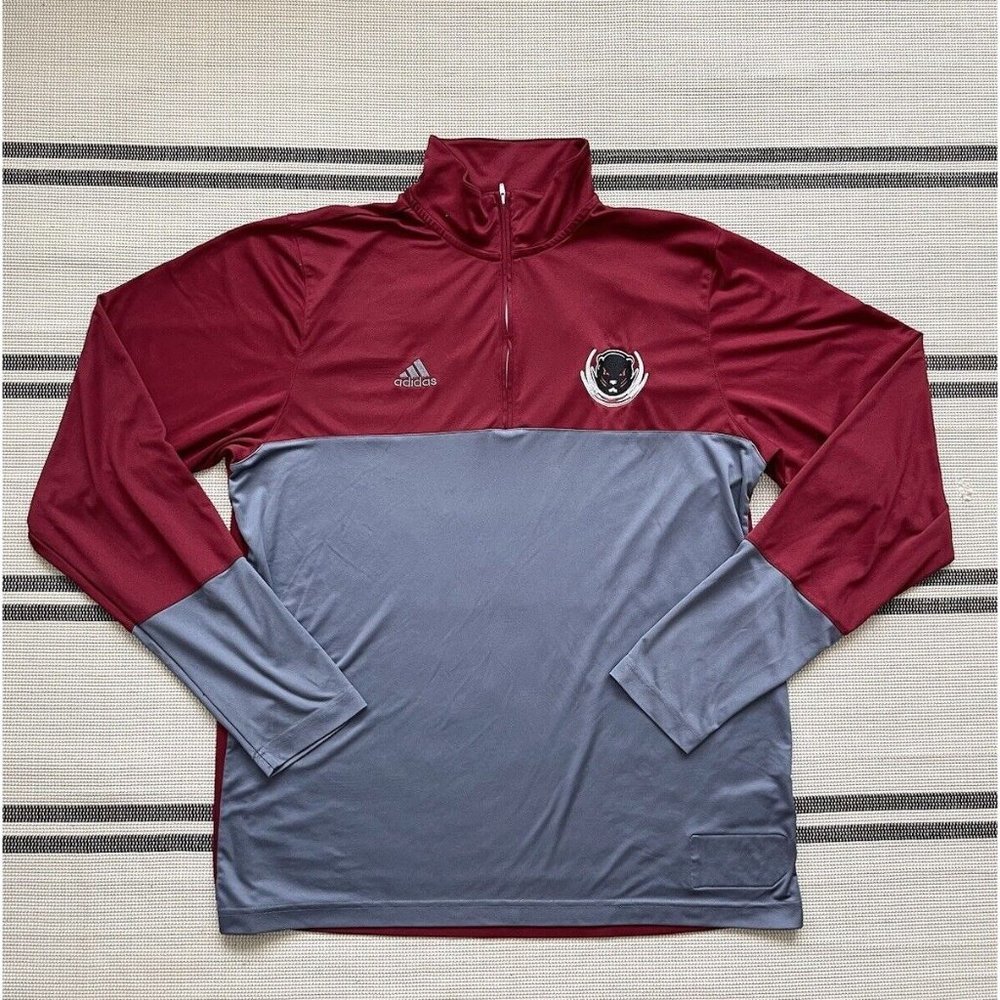 MIT Massachusetts Institute Of Technology Quarter Zip Moisture Wicking Shirt L